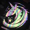 T-shirt à Motif Licorne Lumineux